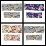 Bandeau fleuris maman fille