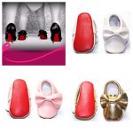 chaussure red baby noeud