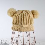 Bonnet pompons hiver kid