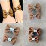 Bracelet manchette marron simili cuir