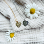 Collier mamie je t'aime en acier inoxydable