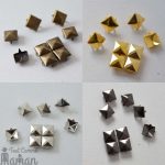 Lot de 10 clous à griffes pyramides METAL