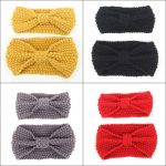 Bandeau hiver style laine épais mère fille