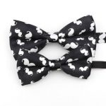 Noeud papillon moustache père fils