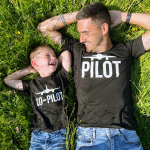 Tee-shirt Pilote père fils