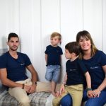 Look famille d'amour bleu marine